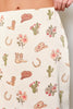 Cowgirl love skirt