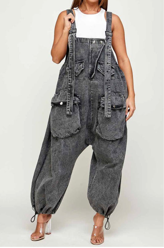 Fresh to death denim overalls