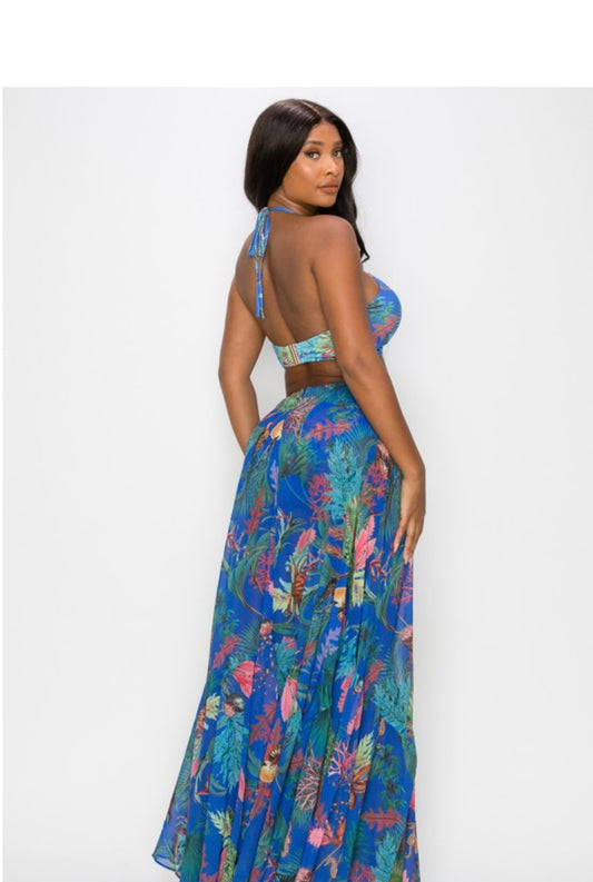 Under The Sea Maxi Dress